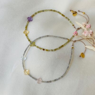 Dolly Clovers bracelet, fine clovers stones (BDO17)