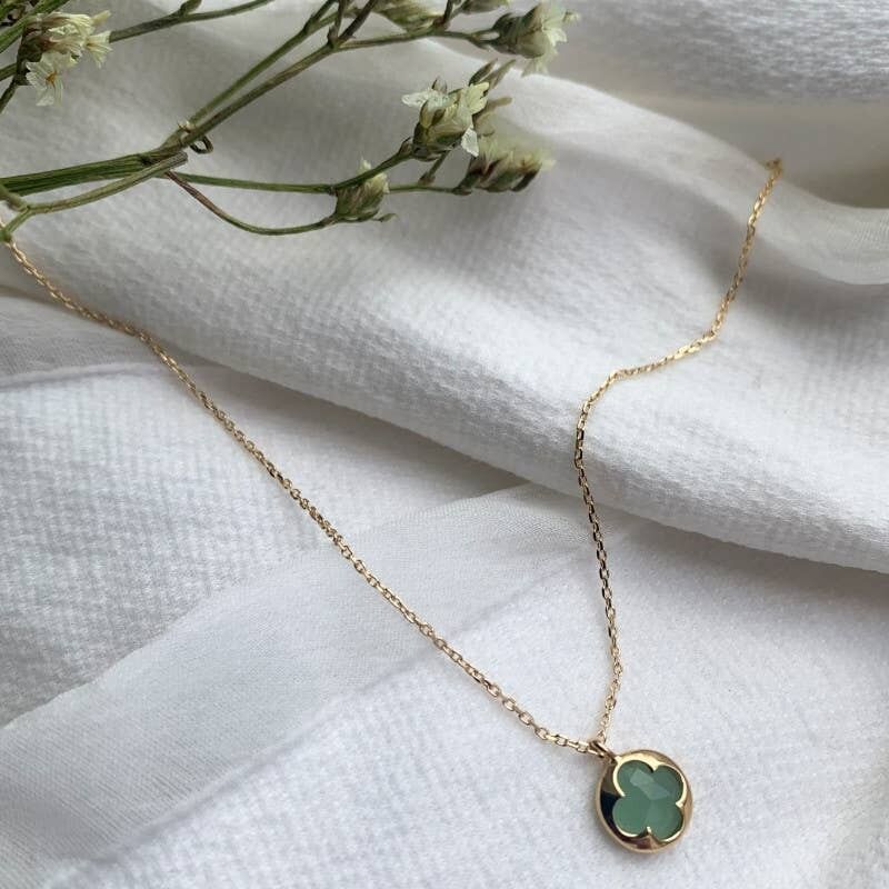 COLLIER CHAINE NAOMI TRÈFLE (CCHNA)