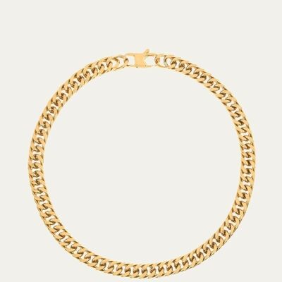 Mélodie Gold Necklace - Mint Flower -