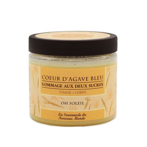 Gommage aux deux sucres CŒUR D'AGAVE Oh Soleil - COSMOS ORGANIC 50 ml