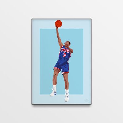 Poster "Drazen Petrovic" - A4 & 30x40cm