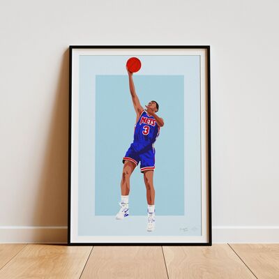 Póster "Drazen Petrovic" - A4 y 30x40cm