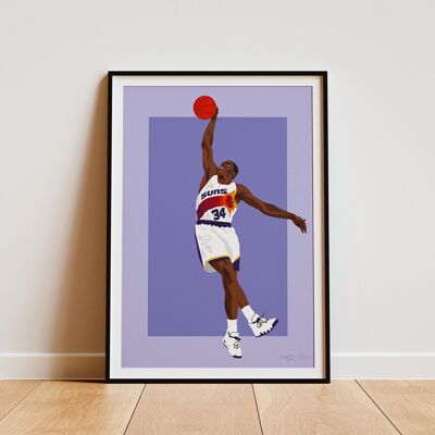 Póster "Charles Barkley" - A4 y 30x40cm