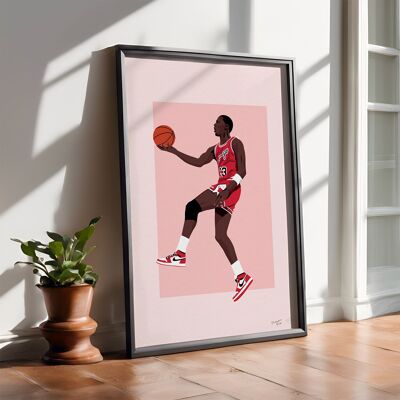 Póster "Michael Jordan" - A4 y 30x40cm