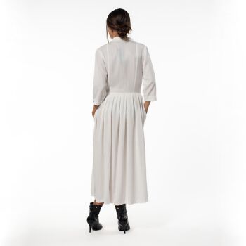 Robe mi-longue Athena en lyocell écologique recyclé 4