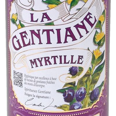 Liqueur artisanale Gentiane Couderc "Gentille" 16° 1L