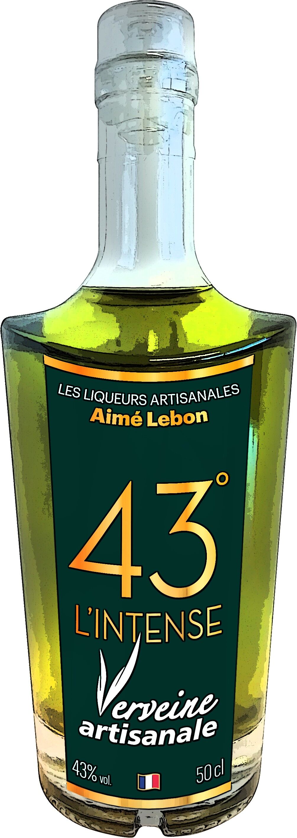 Intensives handwerkliches Eisenkraut Couderc 50cl 43°