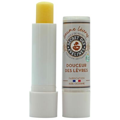 Bálsamo labial con aceite de avellana - Labios suaves