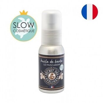 Huile de barbe à l'huile de noisettes - Le Muscardin 50 ml 1