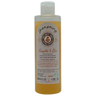 Shampoo all'olio di nocciola e grano 250 ml