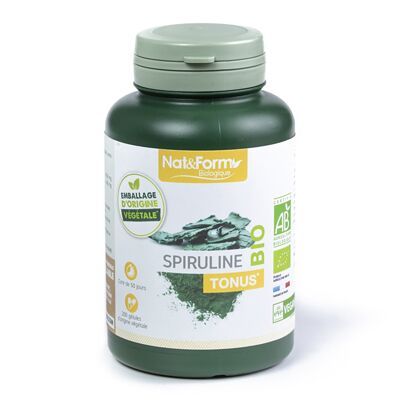 Organic spirulina - 200 capsules