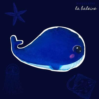 Coussin Baleine Madeleine