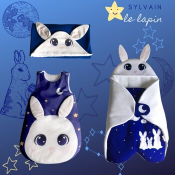 Cape de bain Lapin Sylvain 2