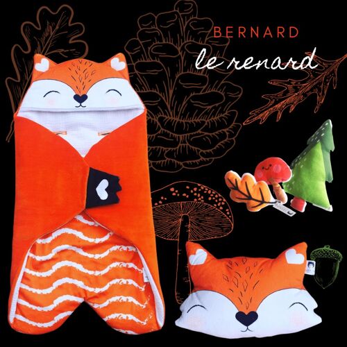 Pouf enfant - renard - Bernard