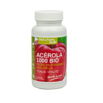 Acerola orgánica 1000-30 tabletas