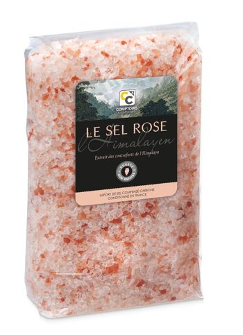 LE SEL ROSE DE L'HIMALAYA CRISTAUX - SACHET 1kg 1