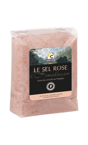 LE SEL ROSE DE L'HIMALAYA FIN - SACHET 500g 1