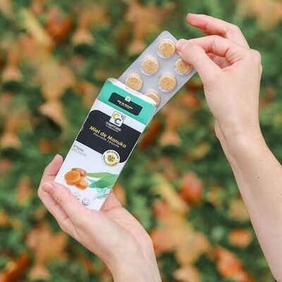 PASTILLES MIEL DE MANUKA IAA10+ ET EUCALYPTUS Complément alimentaire