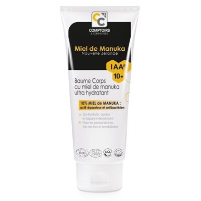 COMPTOIRS ET COMPAGNIES - Balsamo Ultra Idratante al Miele di Manuka IAA10+ - Favorisce la Riparazione della Pelle Secca - Certificato Biologico - 200ml