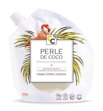 HUILE DE COCO VIERGE - PERLE DE COCO - CERTIFIÉE BIO FILIÈRE ÉQUITABLE - 250ml 2