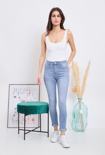 Jeans Slim "Chelsea" - Délavé 3