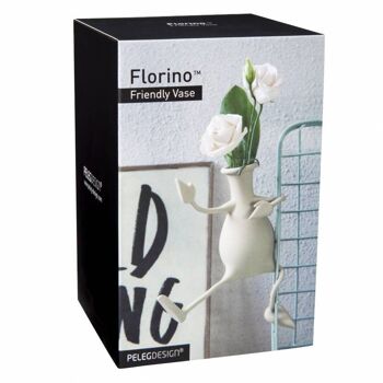 Florino GRIS STONE - petit vase soliflore - 3
