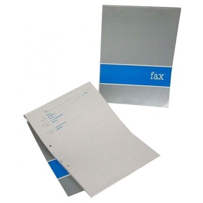 Exp 12 blocs hojas impresas fax