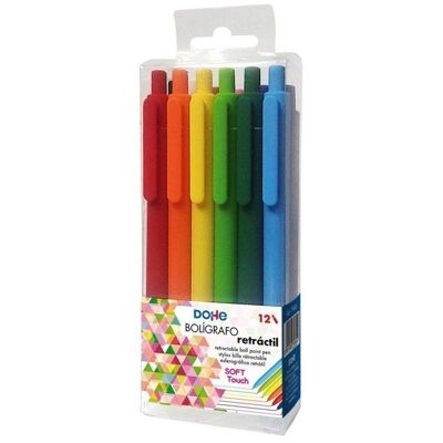 Set 12 bolígrafos colorines 15x6