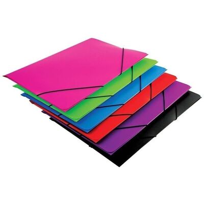 Carpeta Prolipopileno colores cuarto Gomas solapas