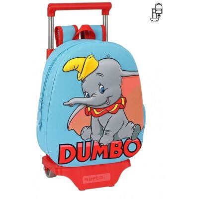 Disney Mochila 3D+Carro Dumbo 33x27