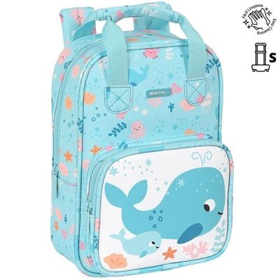 Ballenita Mochila infantil con asas 20x28x8