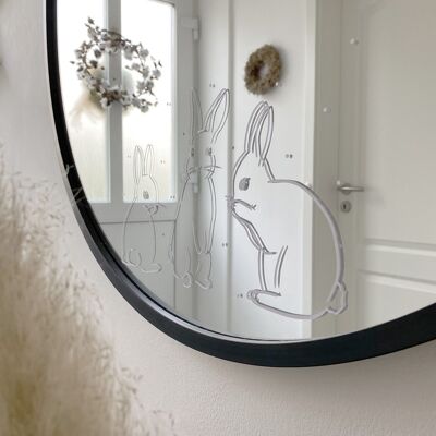Pegatina conejo #wallsticker