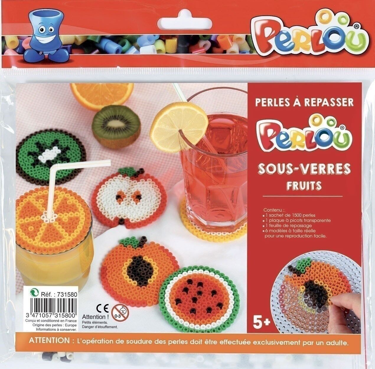 FAI DA TE - KIT SOTTOBICCHIERE PERLOU - FRUIT