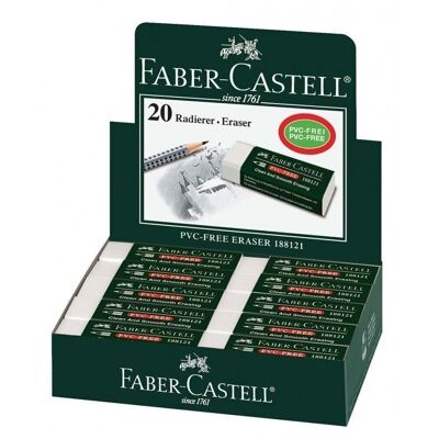 Caja 20 Gomas Borrar Faber-Castell
