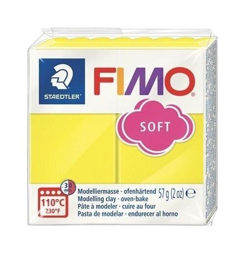 1 pain 56g pate polymère FIMO EFFECT NOIR PERLE 8020-907
