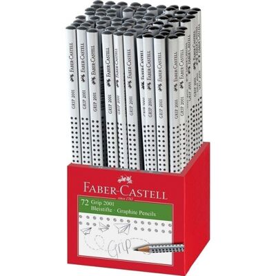 Expositor 72 lápices Faber-Castell grip 4 grados