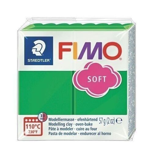 Diy - fimo soft 57g vert tropique / 8020-53