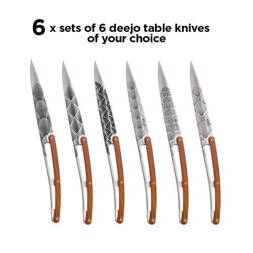 SETUP OFFER TABLES KNIVES
