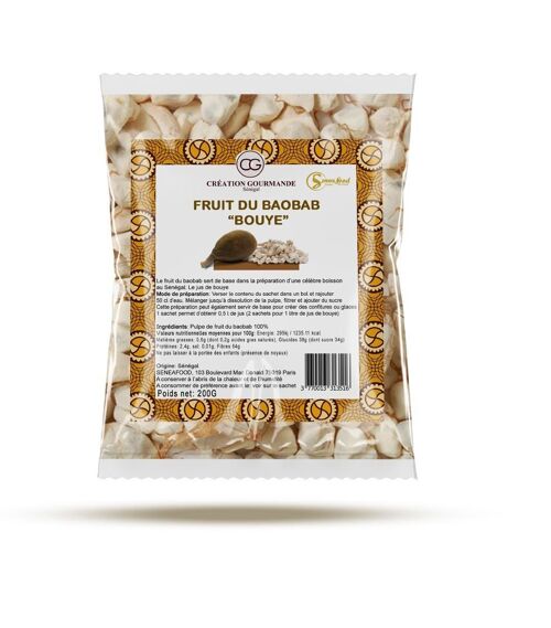 Sachet Bouye Morceaux (Fruit du Baobab) 200G