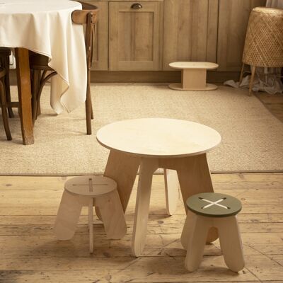 Kinderzimmer – Kinderhocker aus Holz