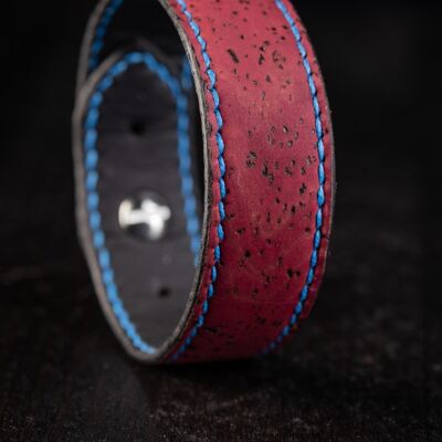 Red Alérion cork bracelet