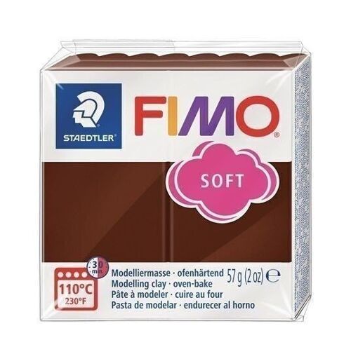 Diy - fimo soft 57g chocolat / 8020-75