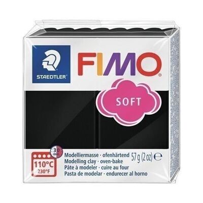 DIY - FIMO SOFT 57G SCHWARZ / 8020-9