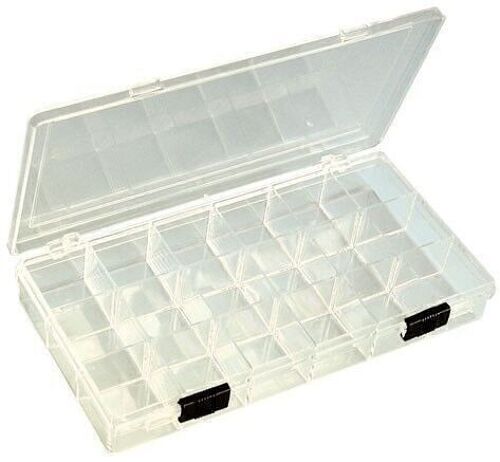 Diy - boite rangement plastique 18 cases