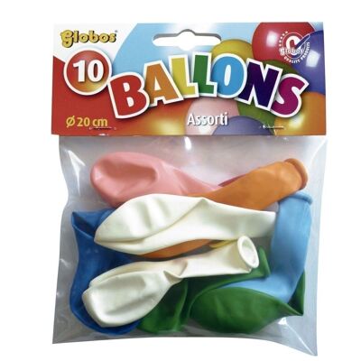 Diy - sachet 10 ballons assortis 10 pouces