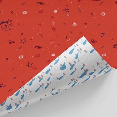 Christmas / Trees Wrapping Paper Sheet
