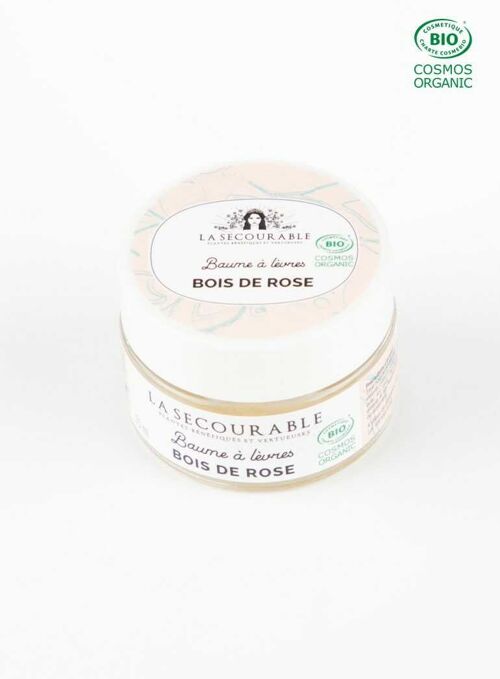 Baume à lèvre bio - bois de rose