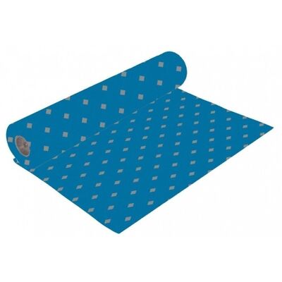 Bobina Papel Regalo 62cm Azul/oro