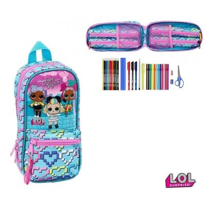 Lol Surprise Estuche con 4 portatodos llenos 12x23x5