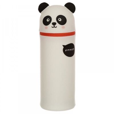 Estuche Cubilete Silicona Panda  18x6